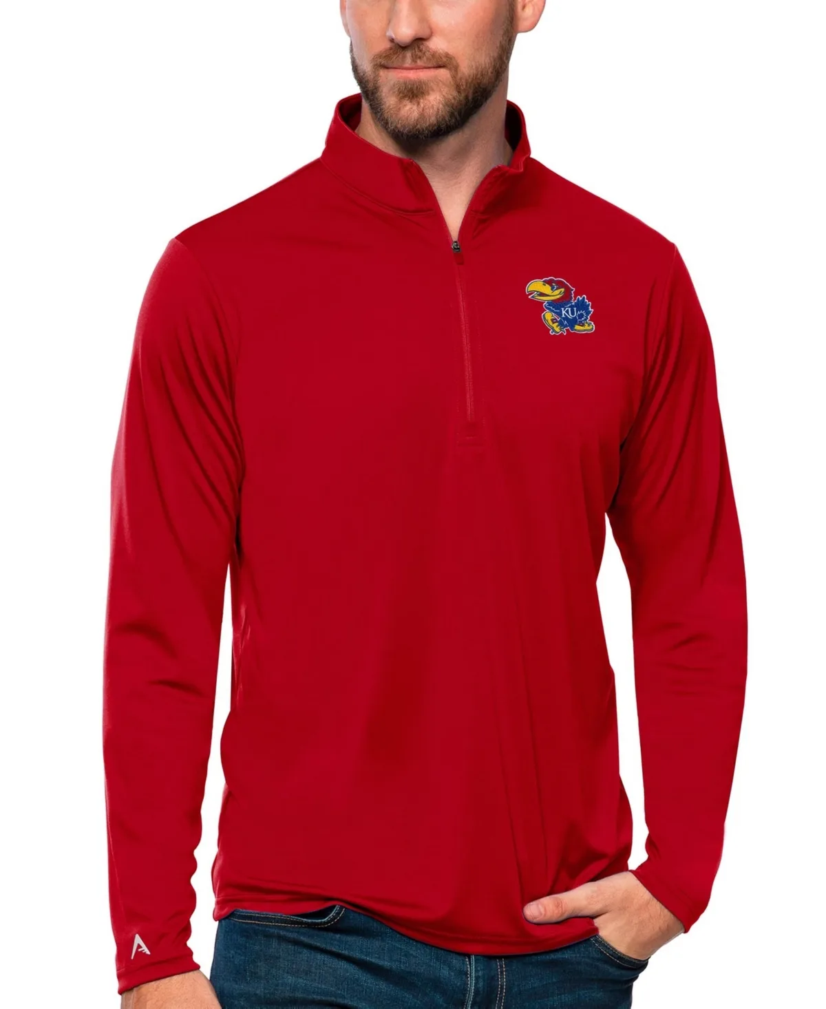 Kansas Jayhawks Tribute Quarter-Zip Top