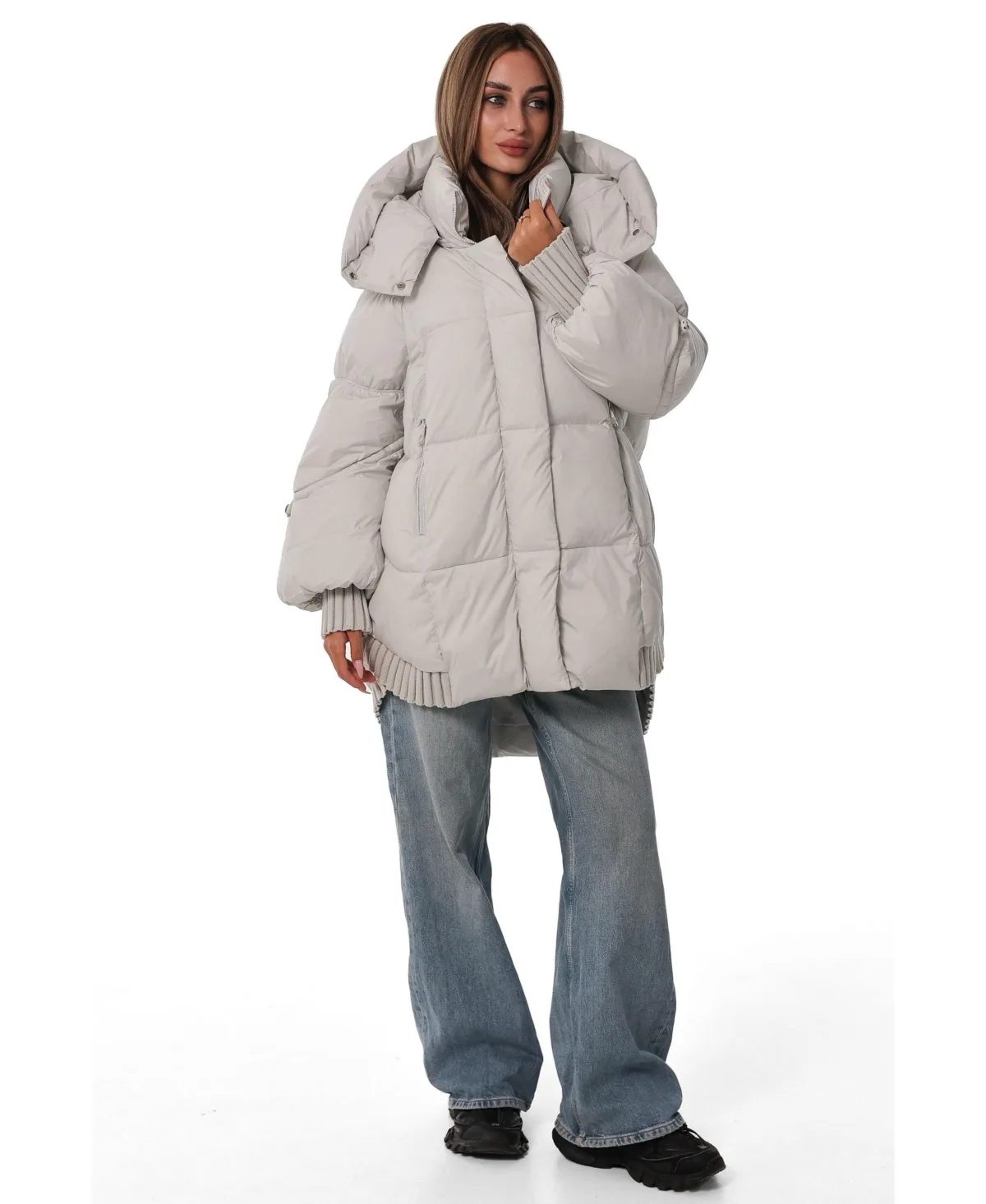 Polar Mist Insulated Bio-Down Hooded Puffer Jacket