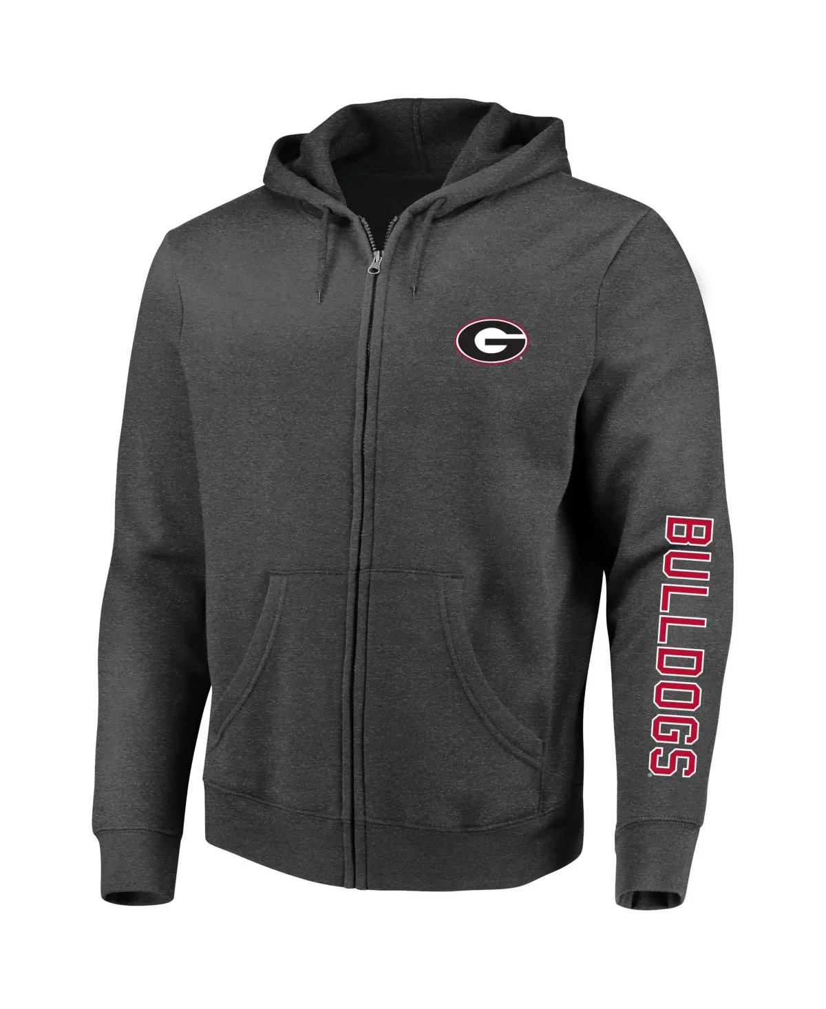 Georgia Bulldogs Big Tall Full-Zip Hoodie