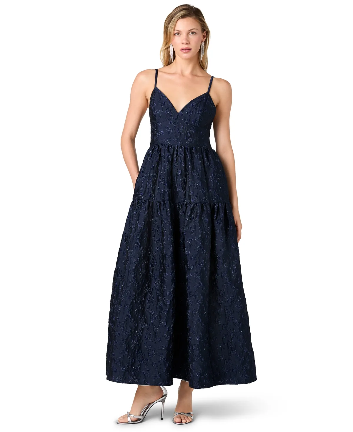 Anaya Floral-Print Strappy Maxi Dress