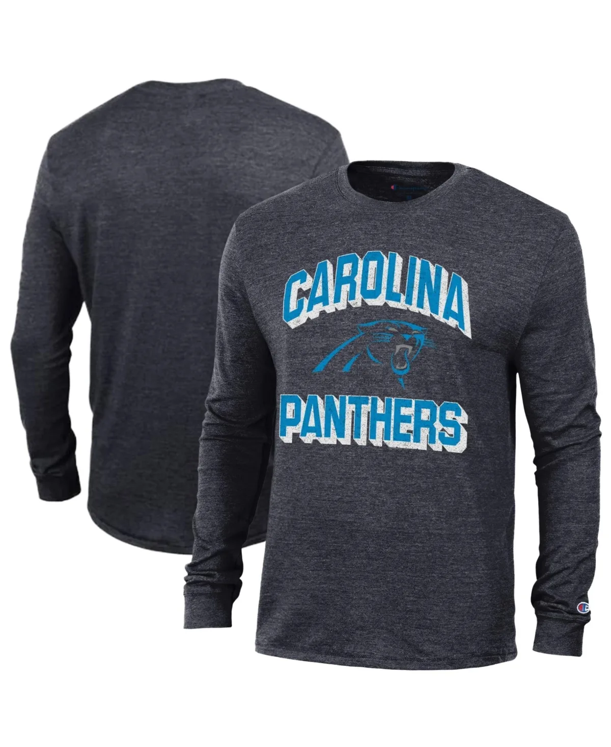 Carolina Panthers Ultimate Tri-Blend Long-Sleeve T-Shirt