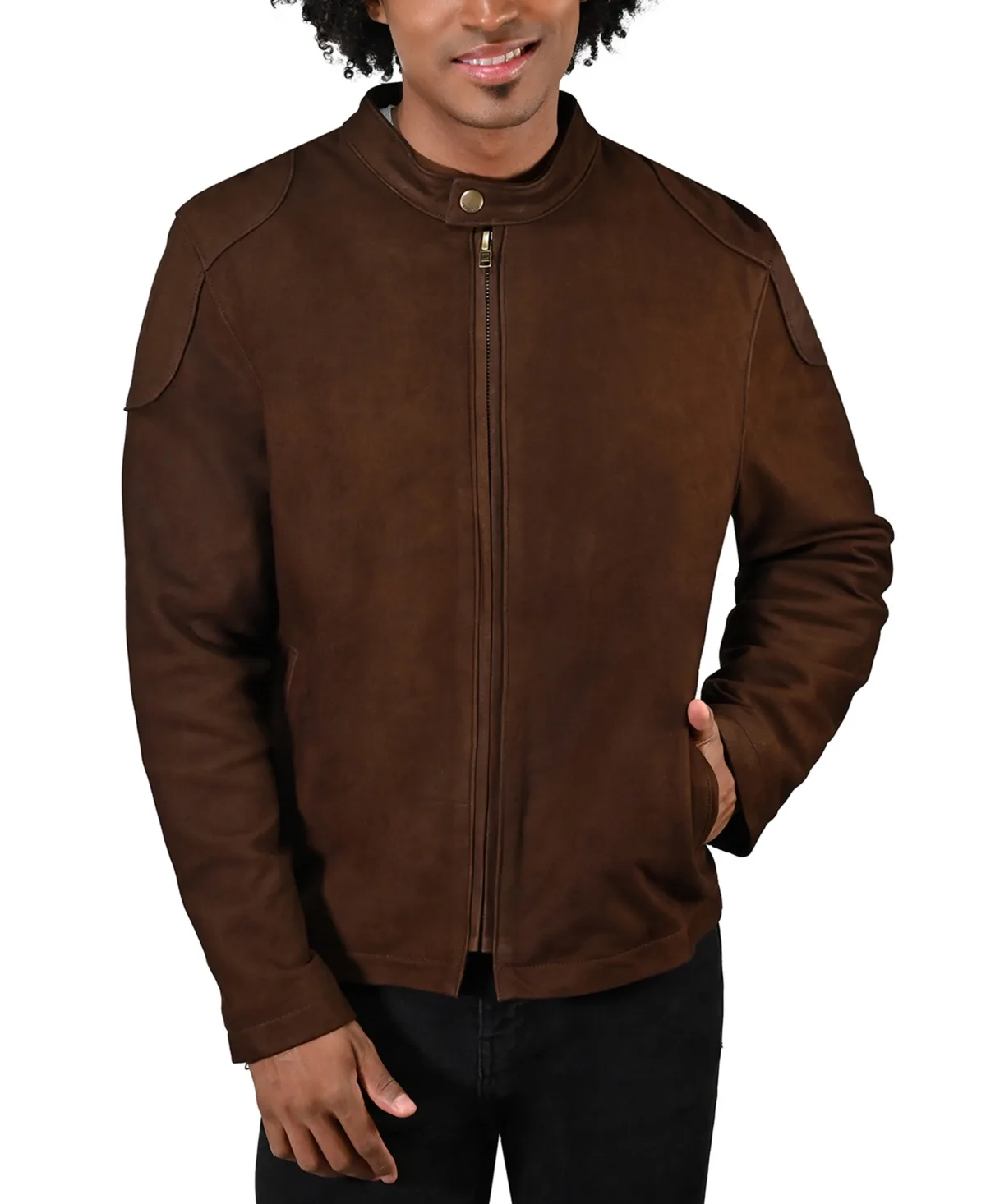 Cafe Racer Leather Jacket