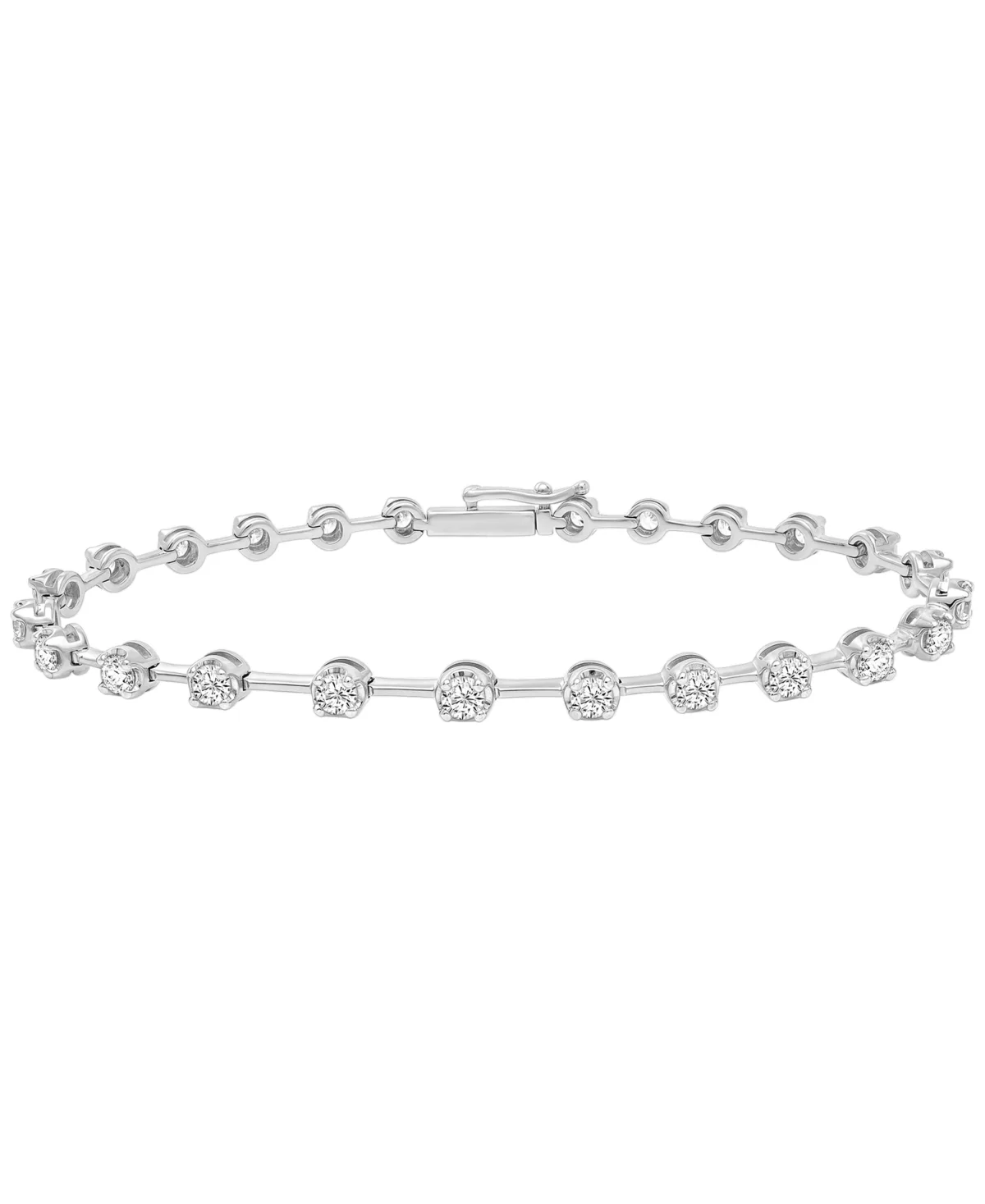 Diamond Bracelet (2-1/6 ct. t.w.) in 14k White Gold by Macy's