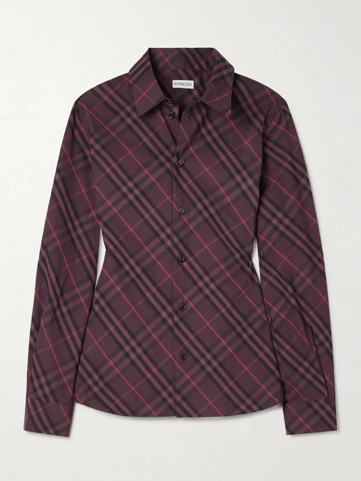 - Checked Cotton-poplin Shirt -