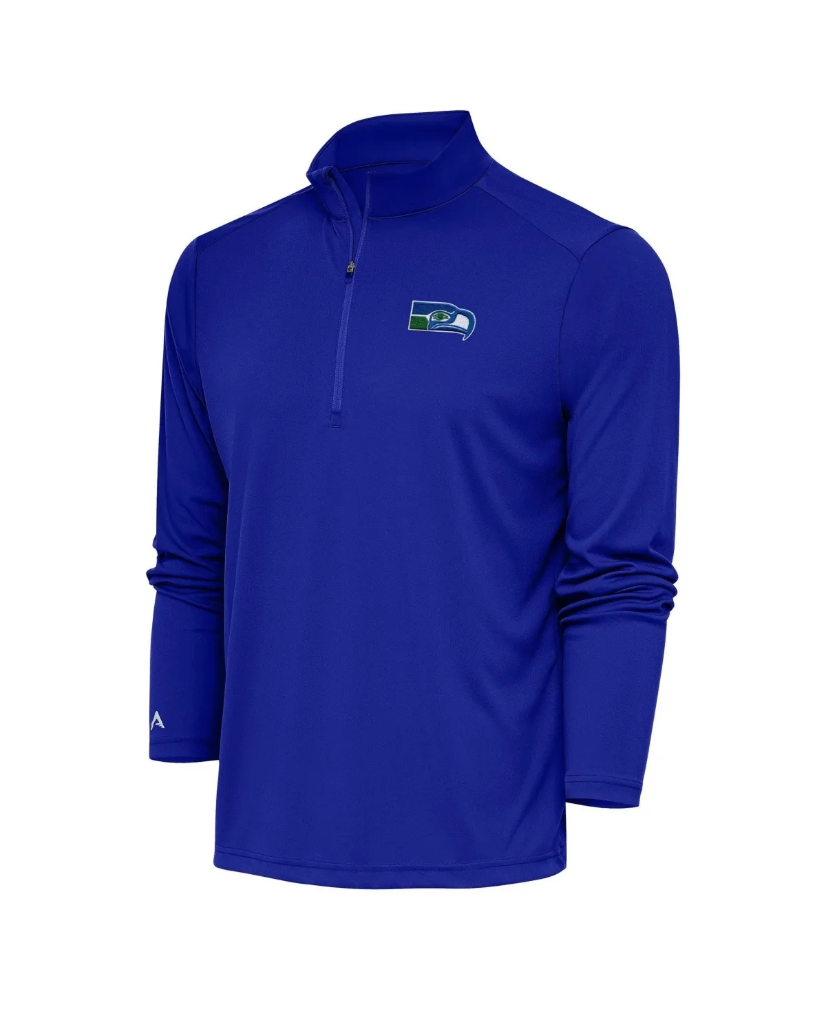 Seattle Seahawks Throwback Logo Tribute Quarter-Zip Pullover