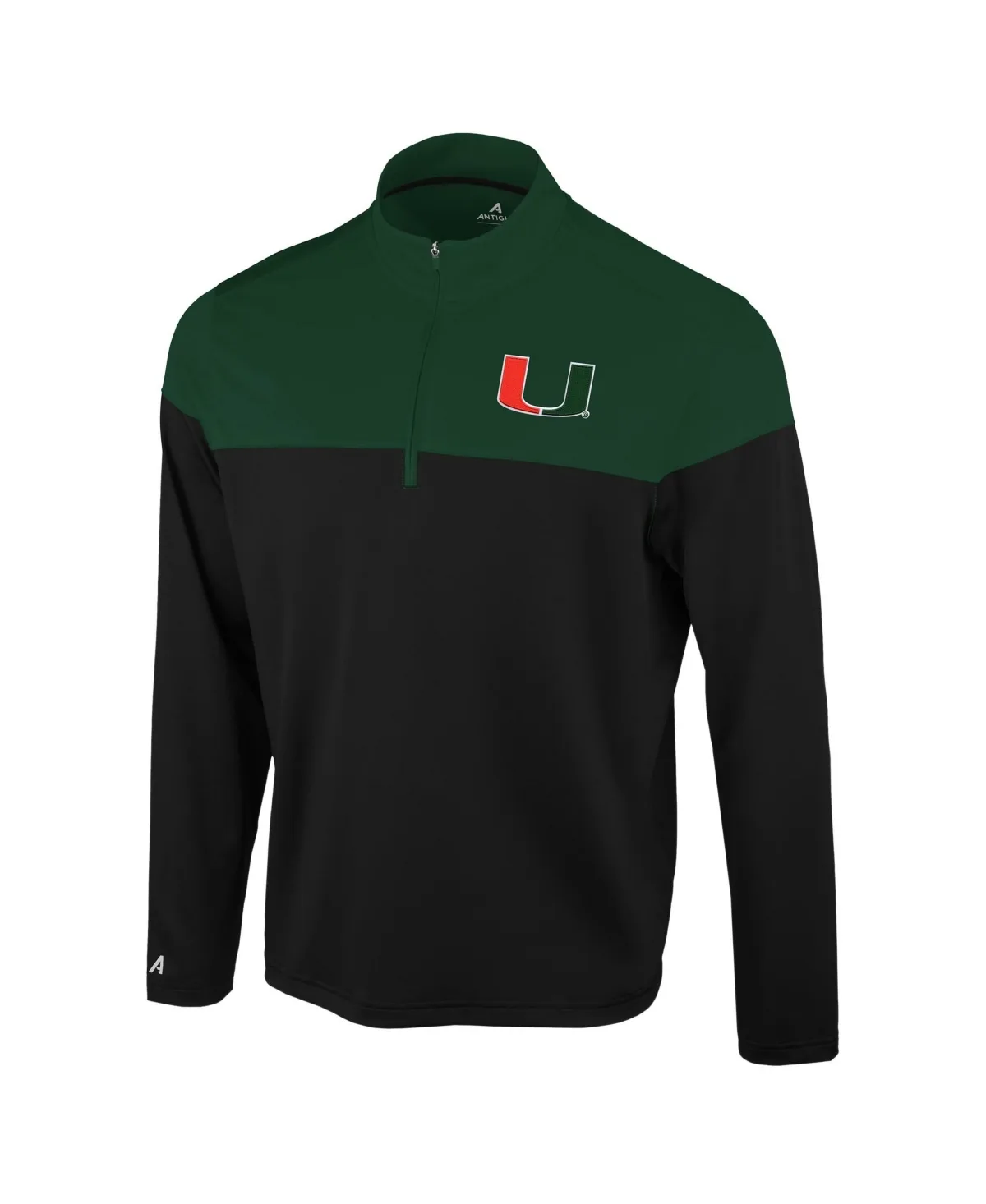 Miami Hurricanes Hinder Color Block Quarter-Zip Pullover