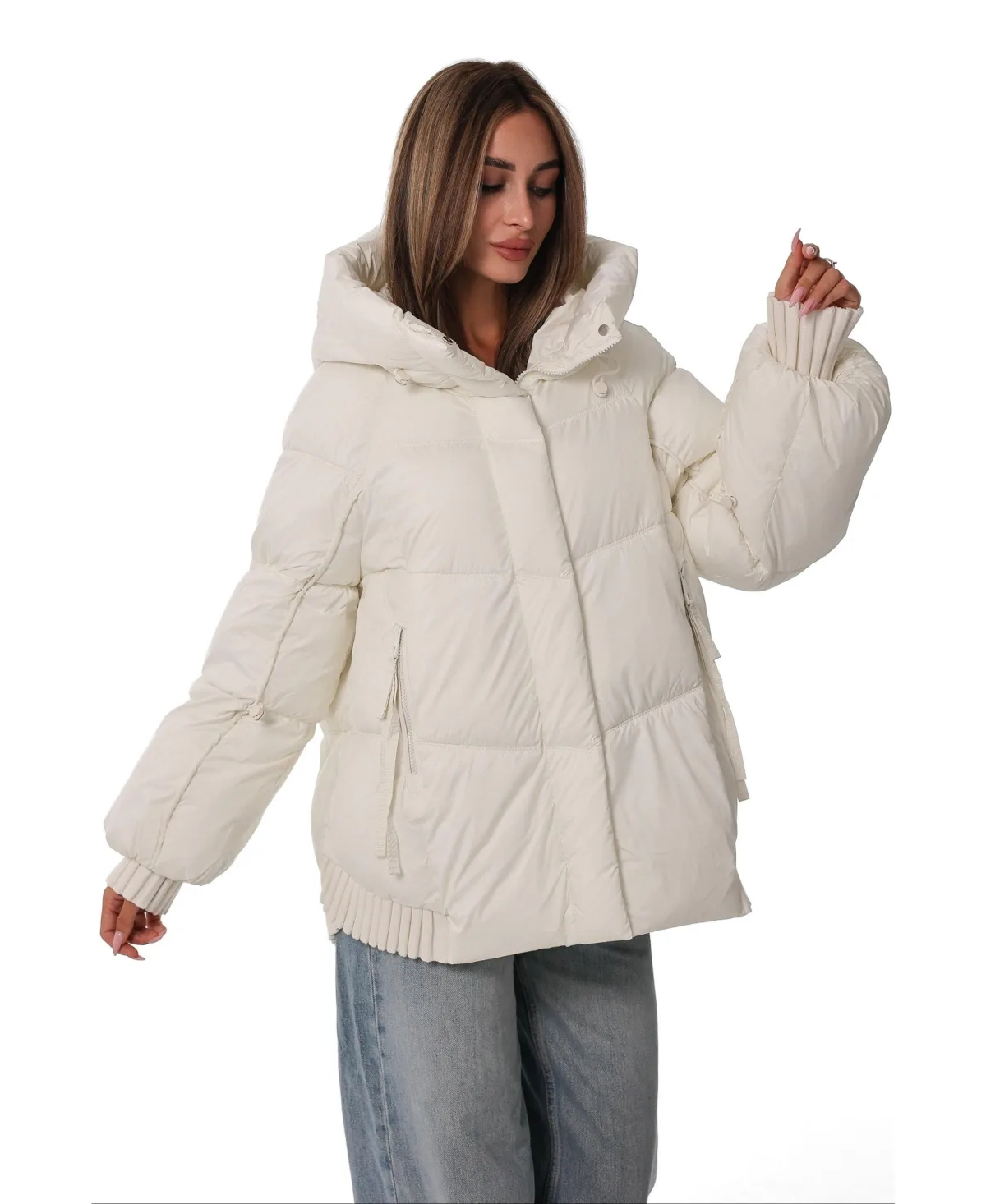 Cloud Hooded Puffer Bio-Down Jacket