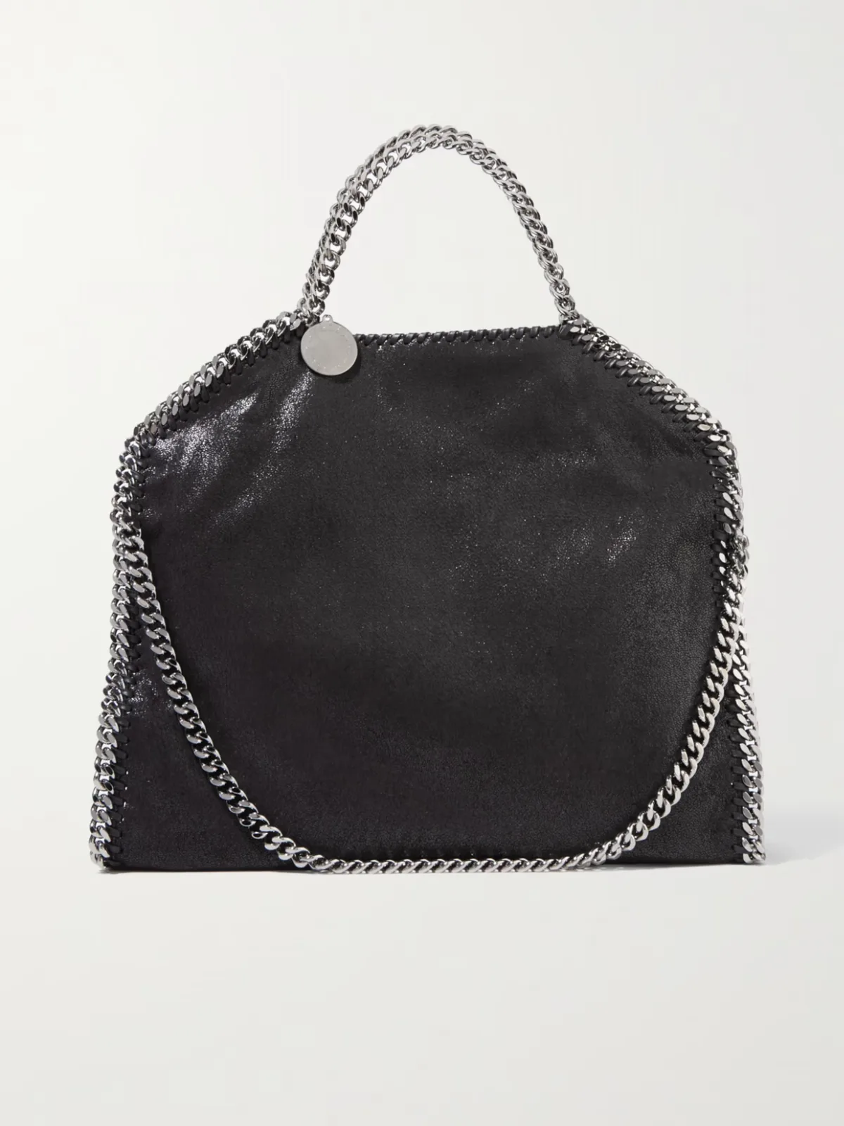 - The Falabella Medium Faux Brushed-leather Shoulder Bag -
