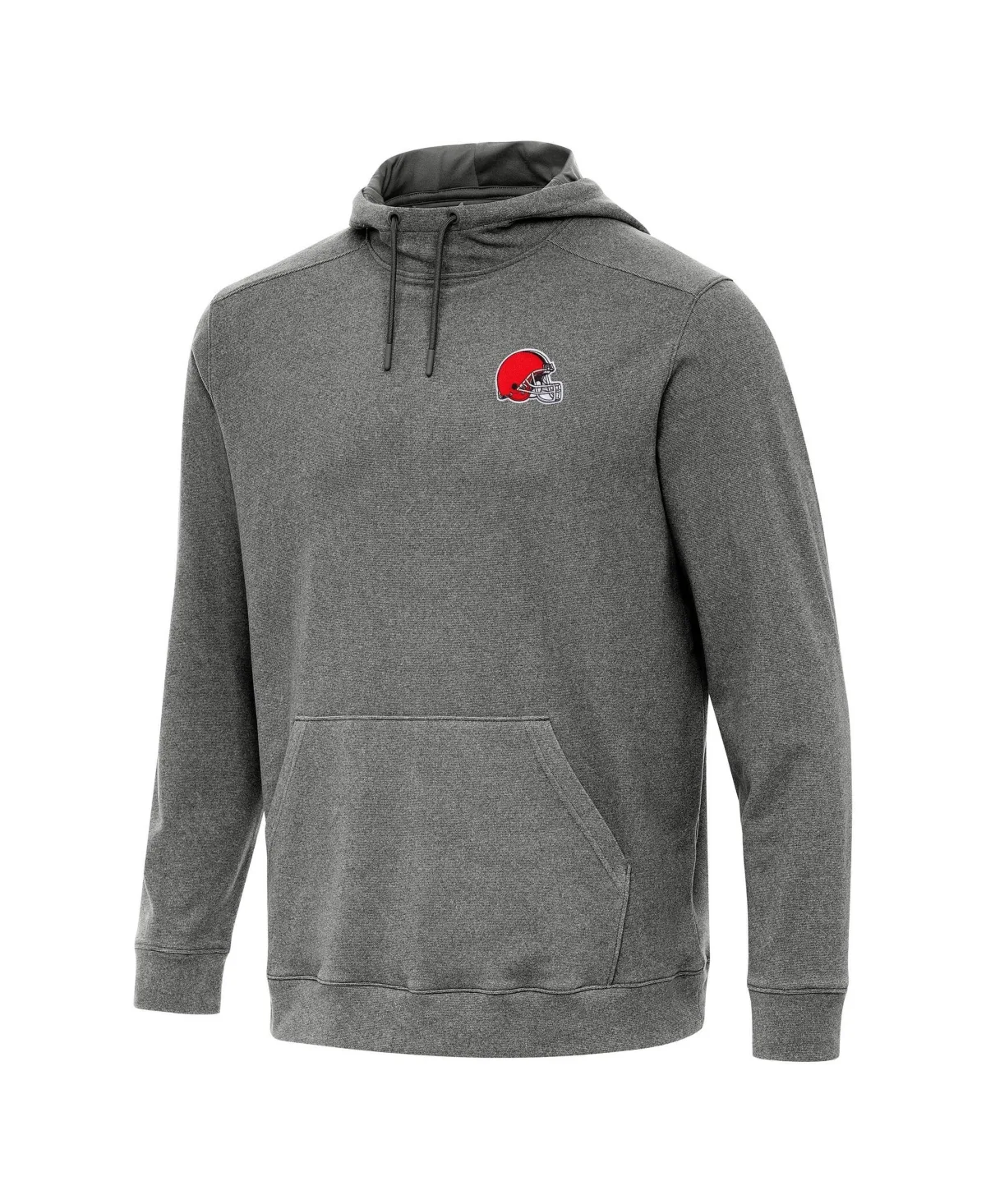 Heather Black Cleveland Browns Cloud Pullover Hoodie