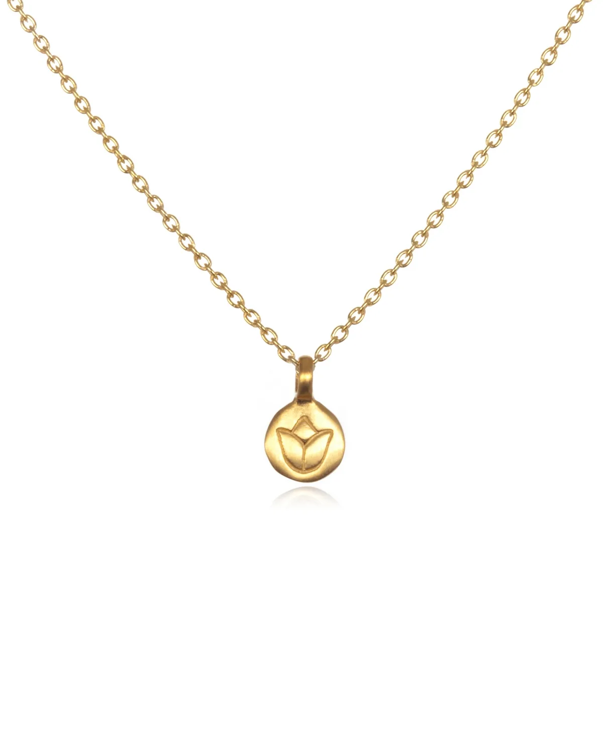 Mini Lotus 18 Necklace by Satya Jewelry