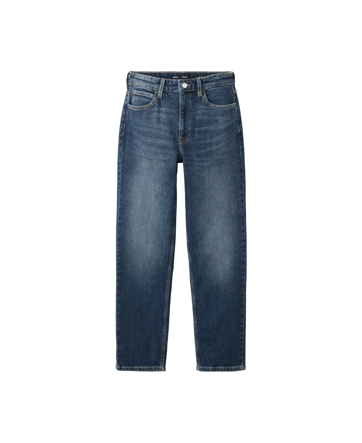 Newmom High-Rise Straight-Leg Jeans