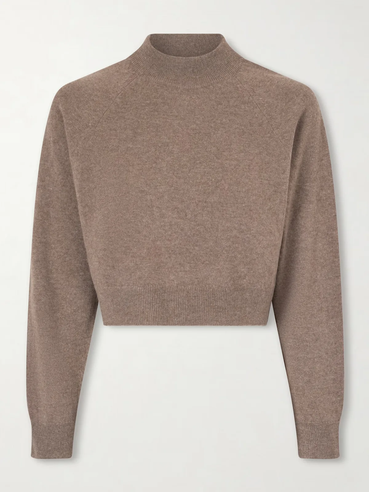 - Cropped Wool And Cashmere-blend Sweater -