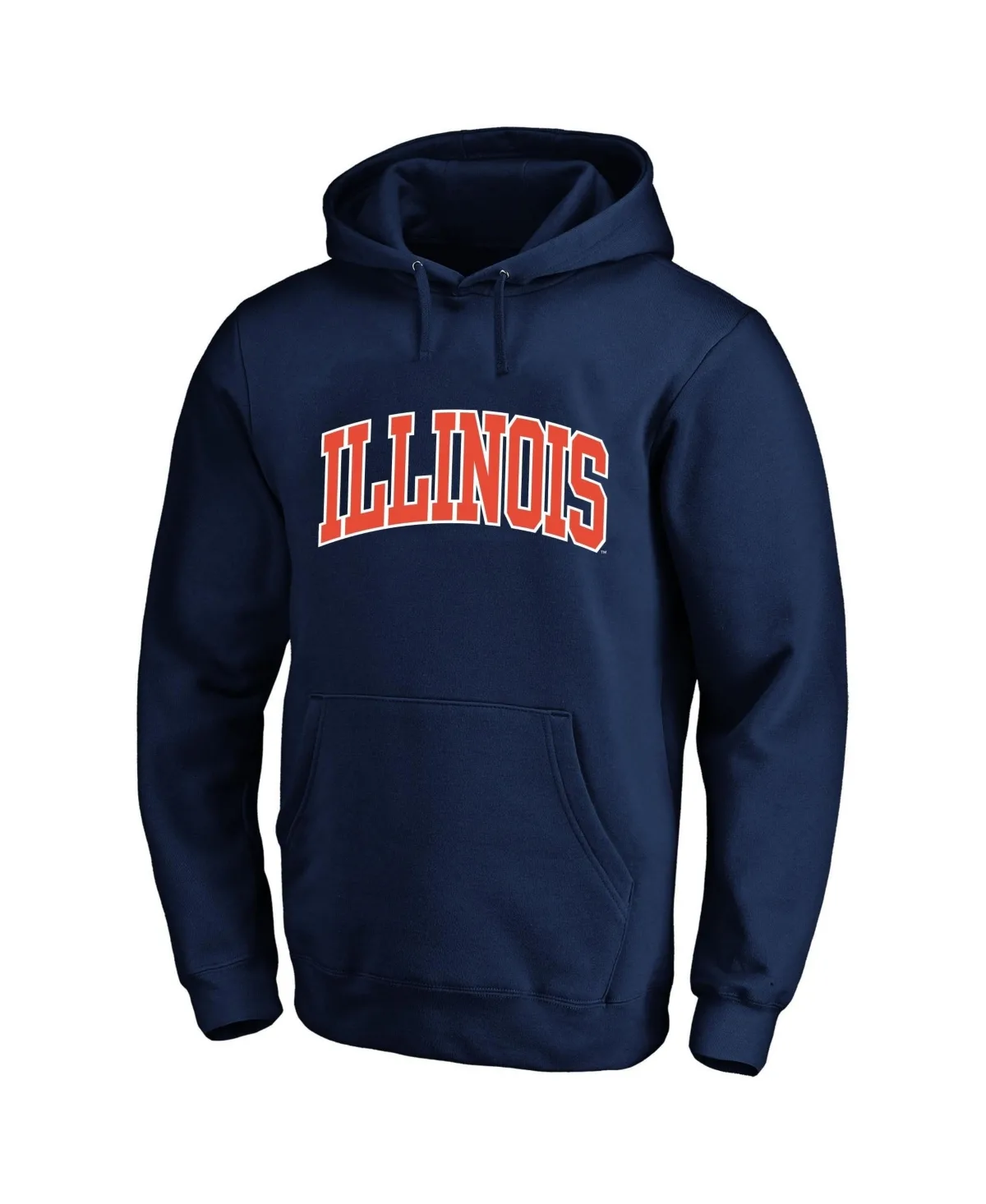 Illinois Fighting Illini Arch Over Tackle Twill Hoodie