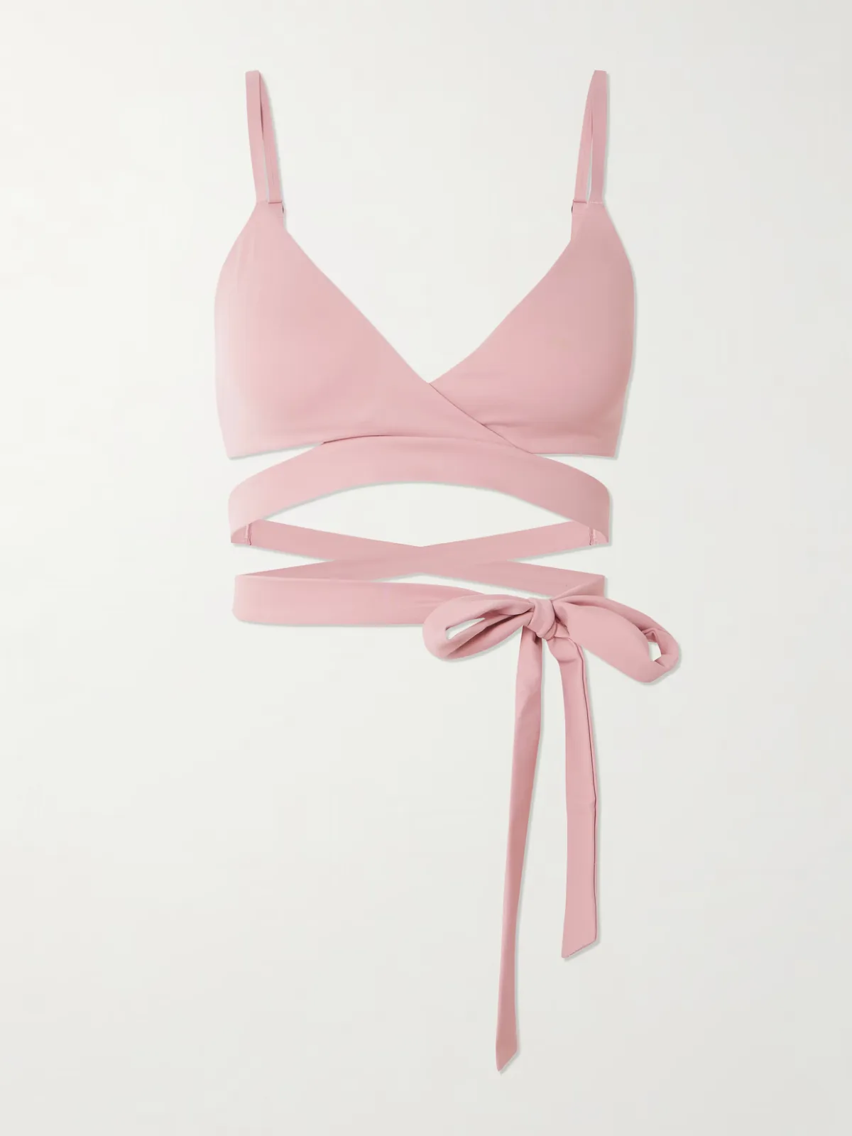 - + Nike Wrap Front Bra - Himalayan