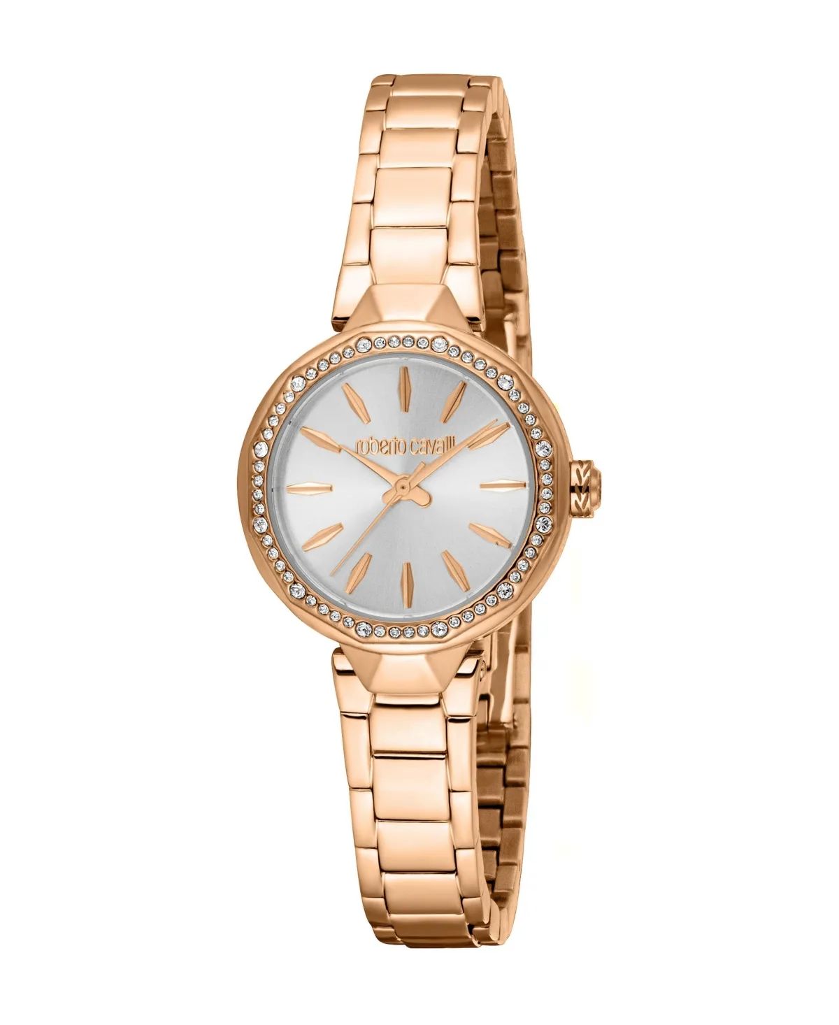 Quartz Rose Gold Stainless Steel Bracelet Watch, 26mm by Roberto Cavalli