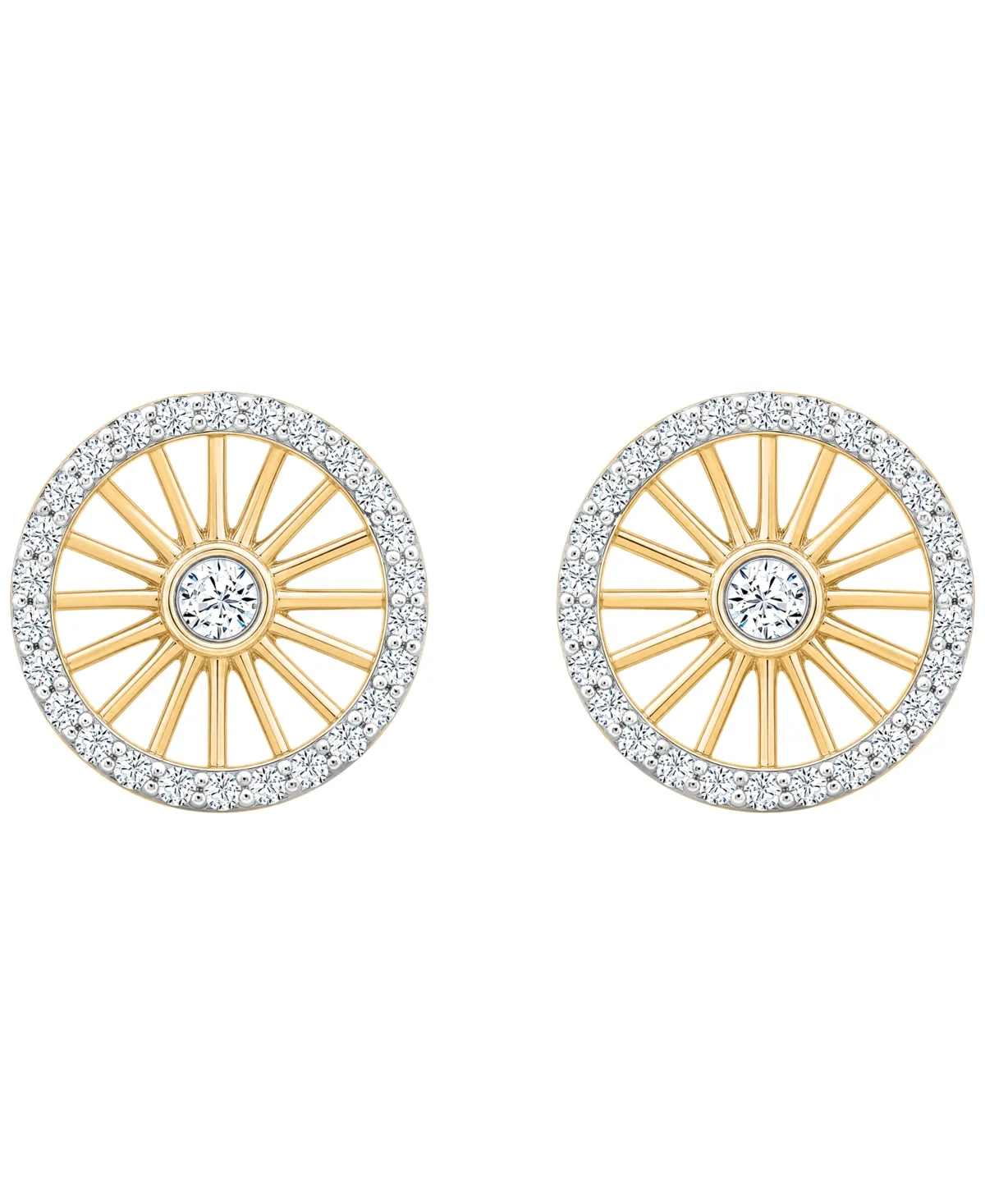 Diamond Earrings (1/4 ct. t.w.) in 10k Yellow Gold by Esme Fine Jewelry