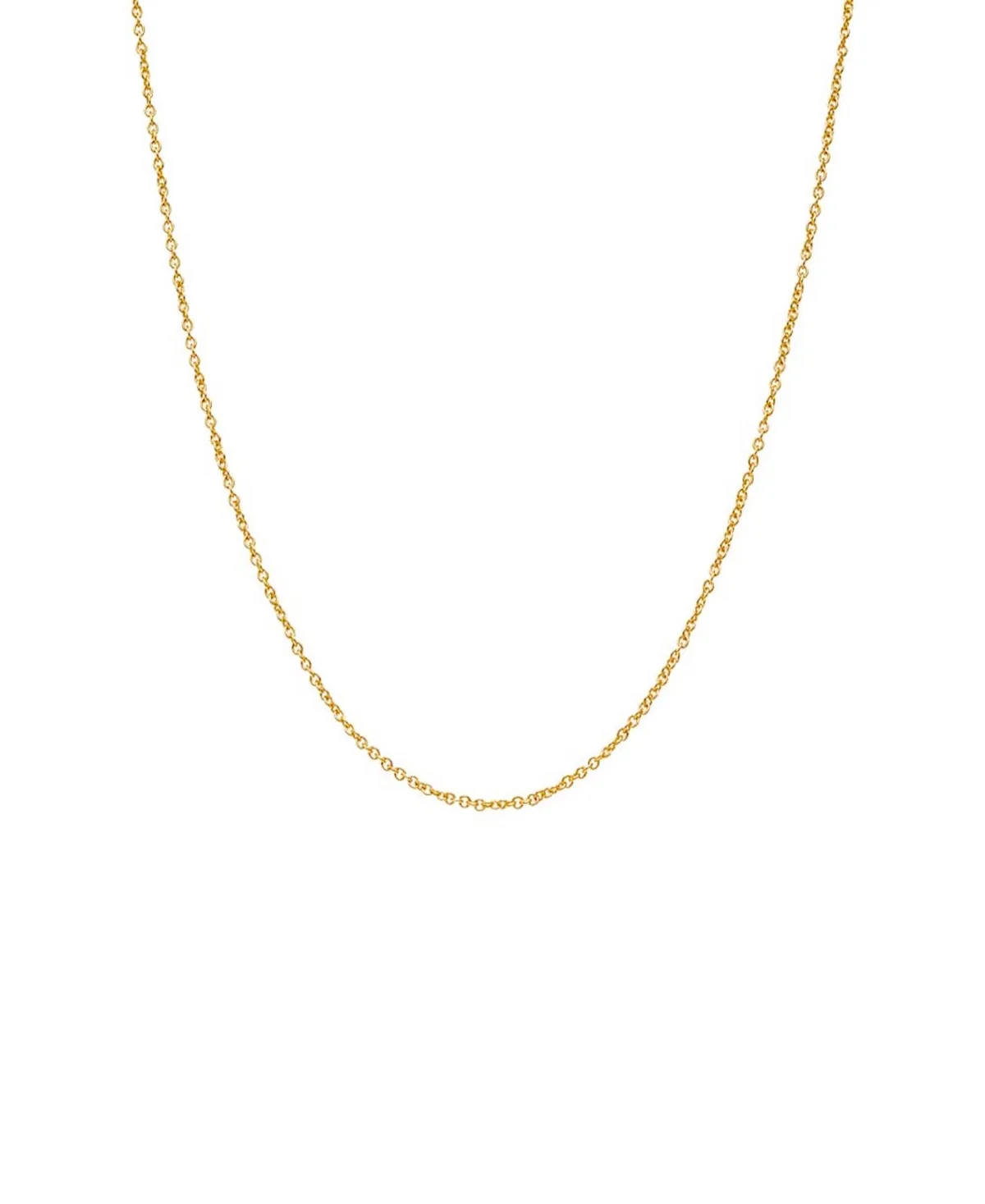 Dainty Gold Plated Cable Chain Necklace by By Adina Eden