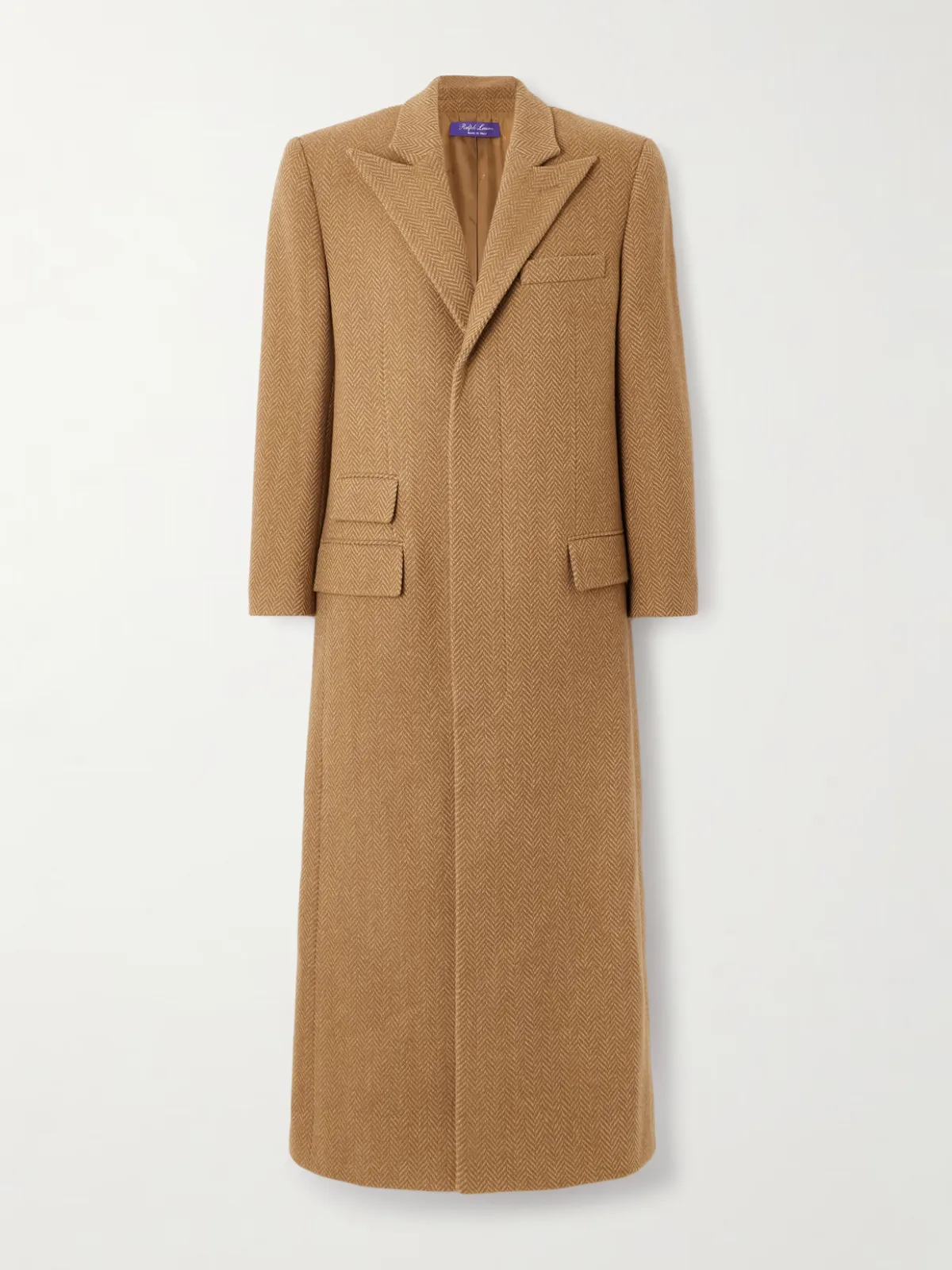 - Amory Herringbone Wool Coat -