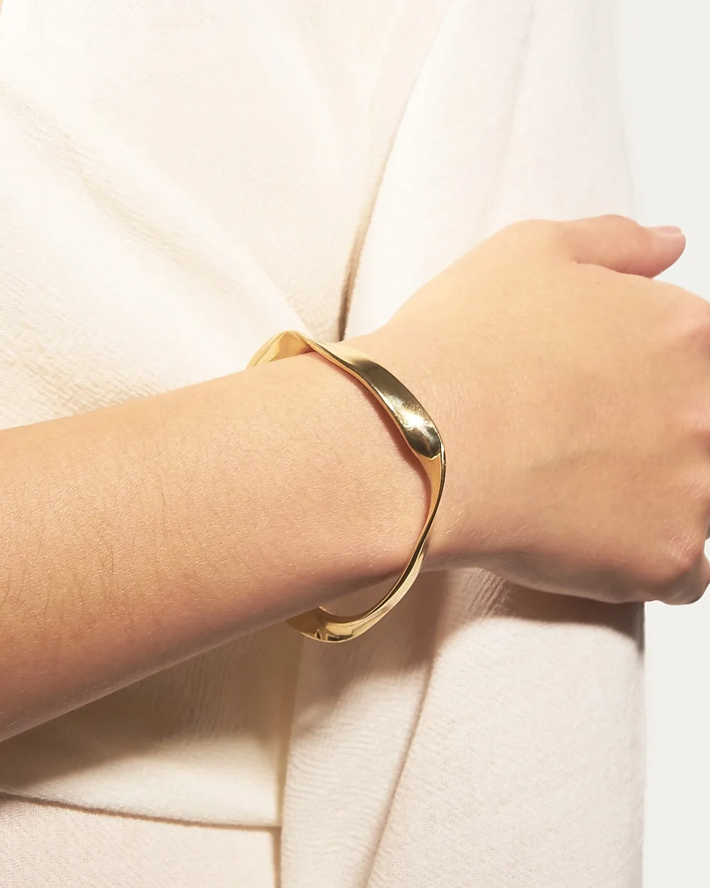 Odette New York® Fold Cuff - BRASS by J.Crew