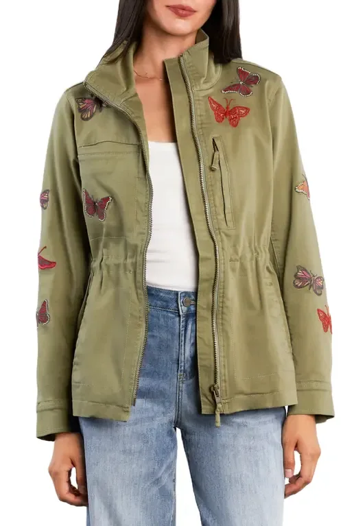 Rider Embroidered Utility Jacket