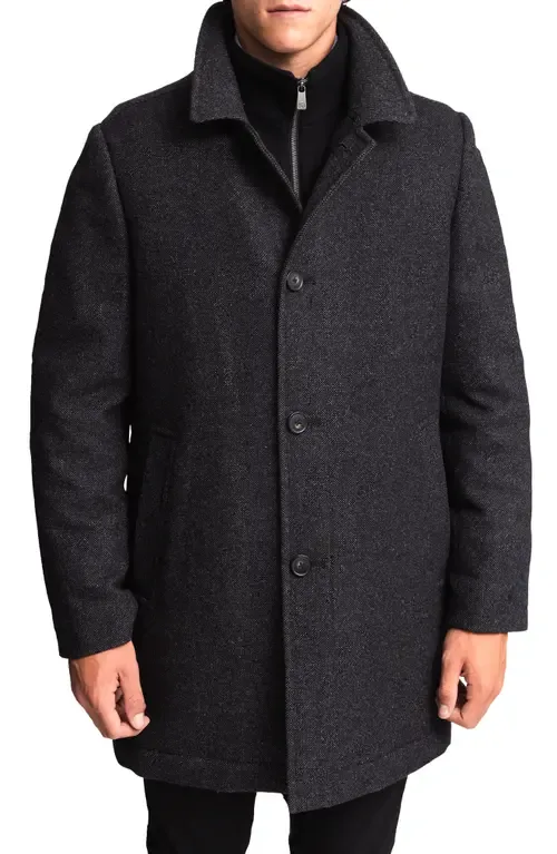 Macbeth Wool Blend Single Breasted Coat