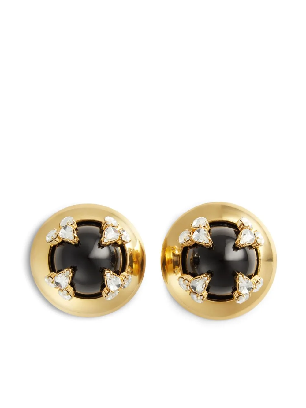 Crystal-Embellished Stud Earrings by DSQUARED2