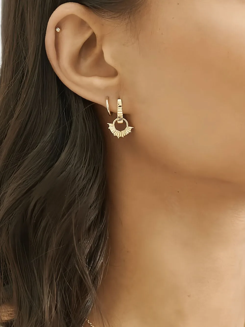 Sunseeker Charm Earrings by Edge Of Ember