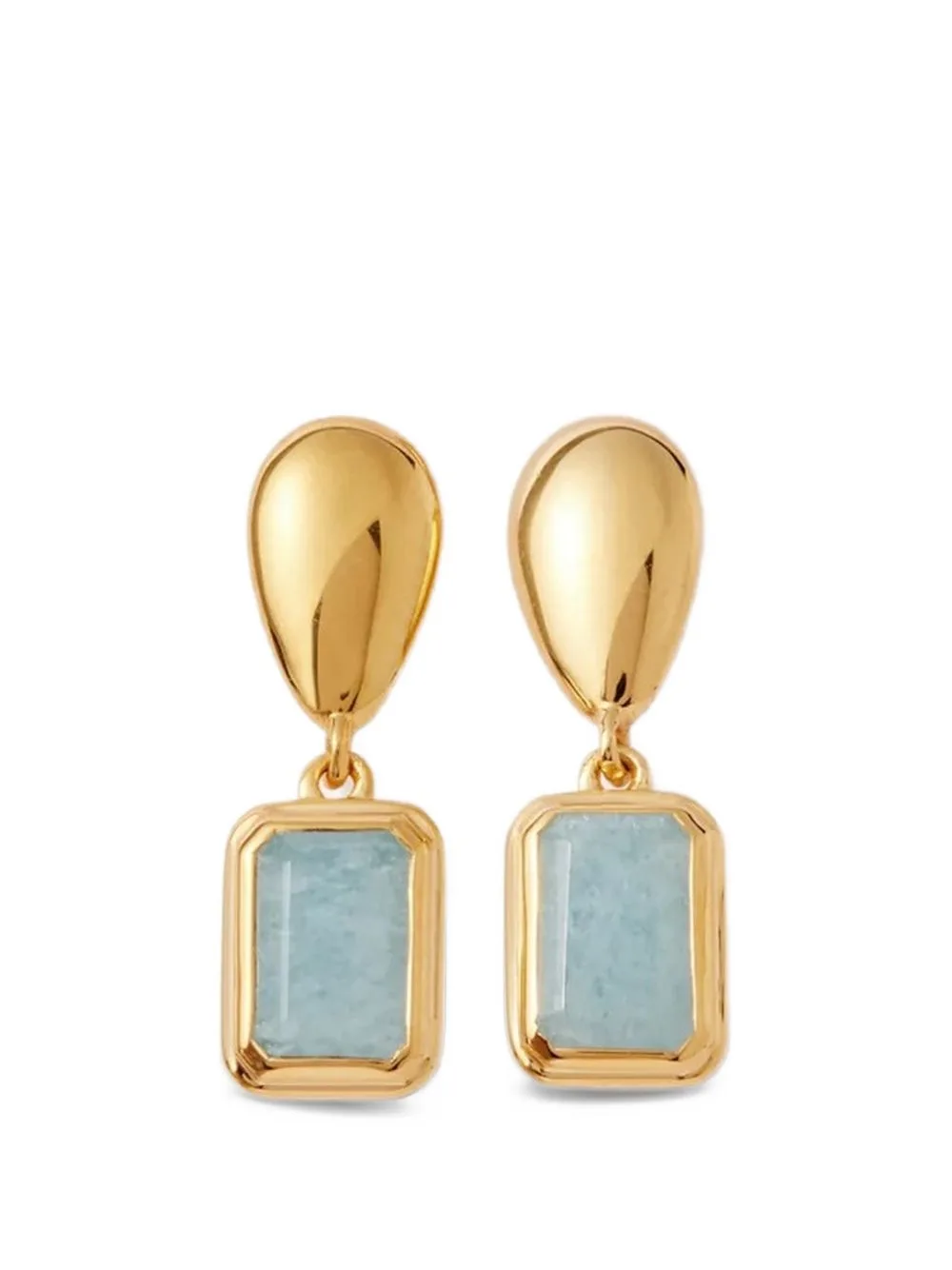 Pebble Birthstone Drop Earrings
