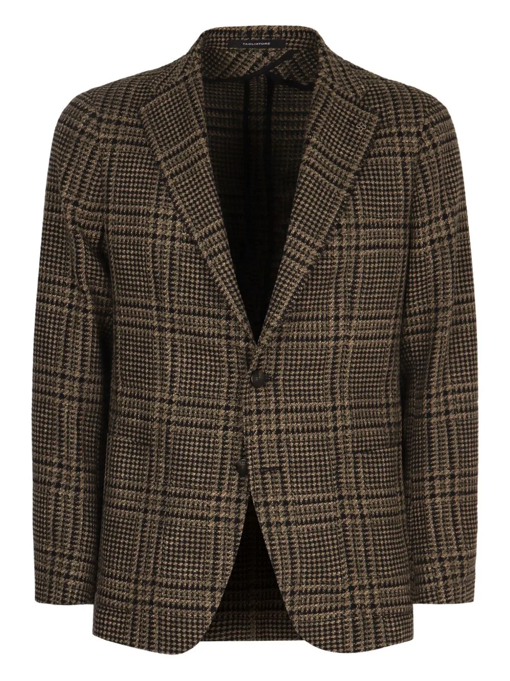 Checkered Two-Button Jacket