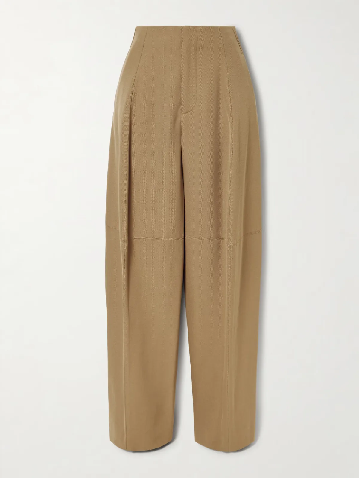 - Wool-drill Wide-leg Pants -