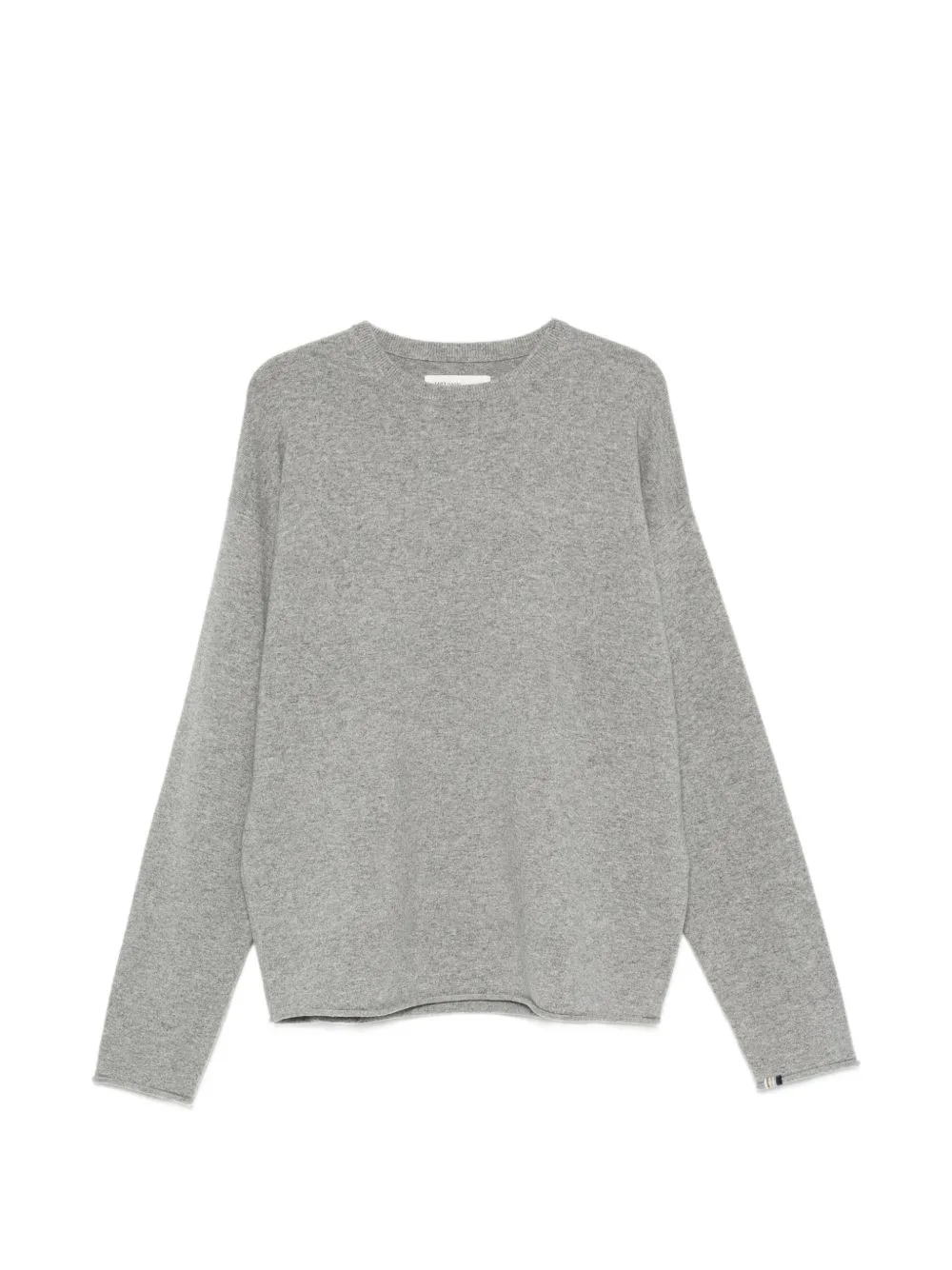 Crew-Neck Long-Sleeve Cashmere Sweater