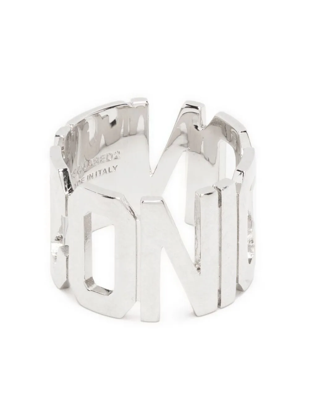 Sculpted Logo Ring by DSQUARED2