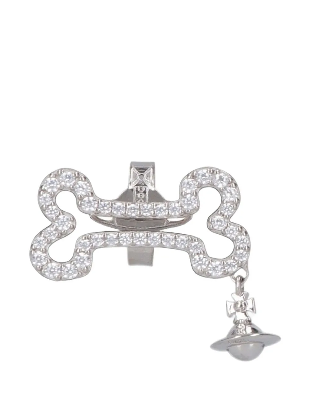 Crystal-Embellished Orb-Pendant Earrings by Vivienne Westwood