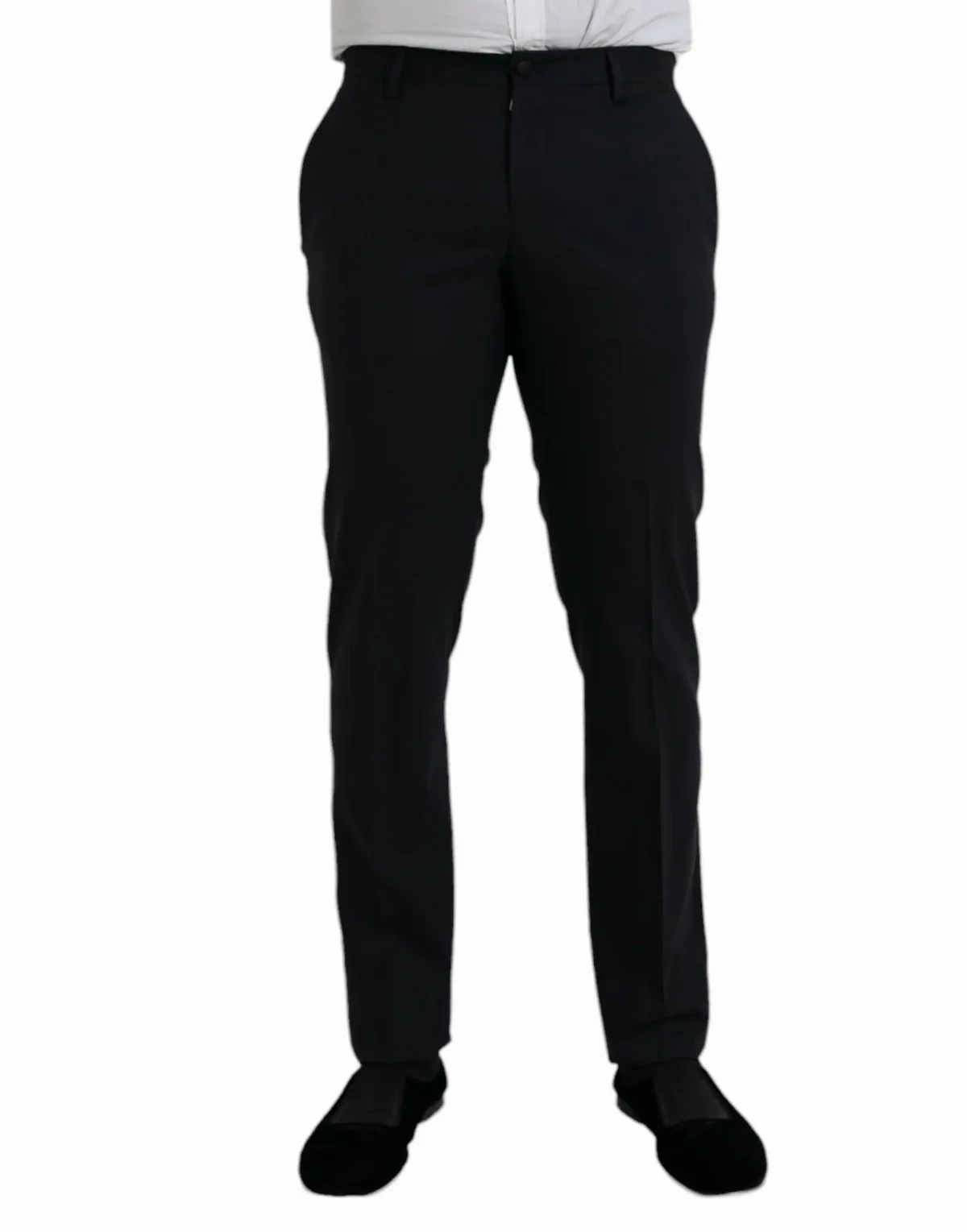 Virgin Wool Blend Trousers