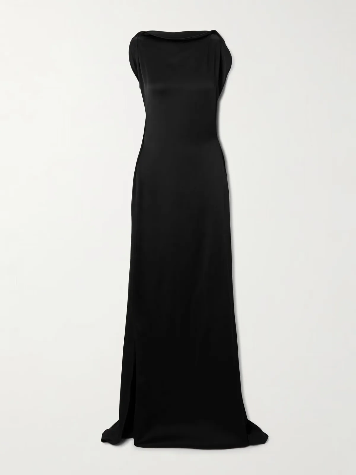 - Draped Satin-crepe Gown -