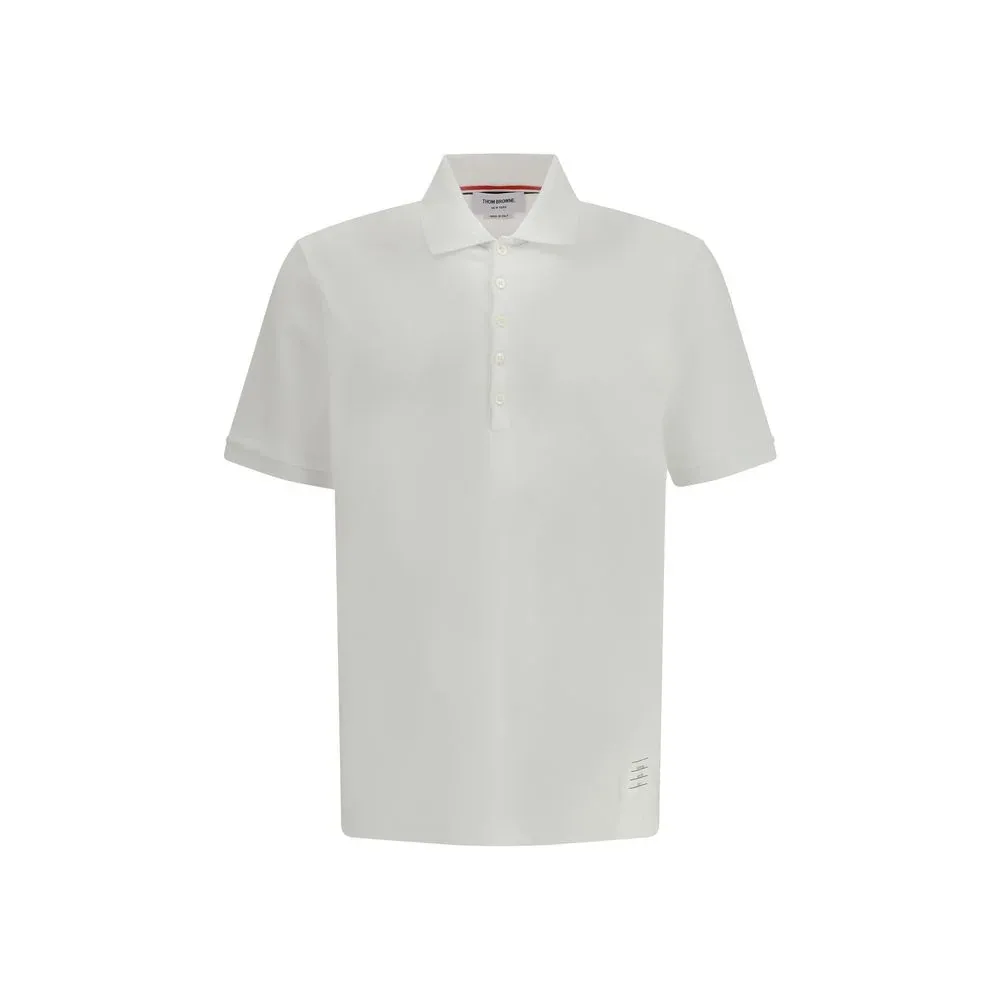 Cotton with Signature Stripes Polo Shirt
