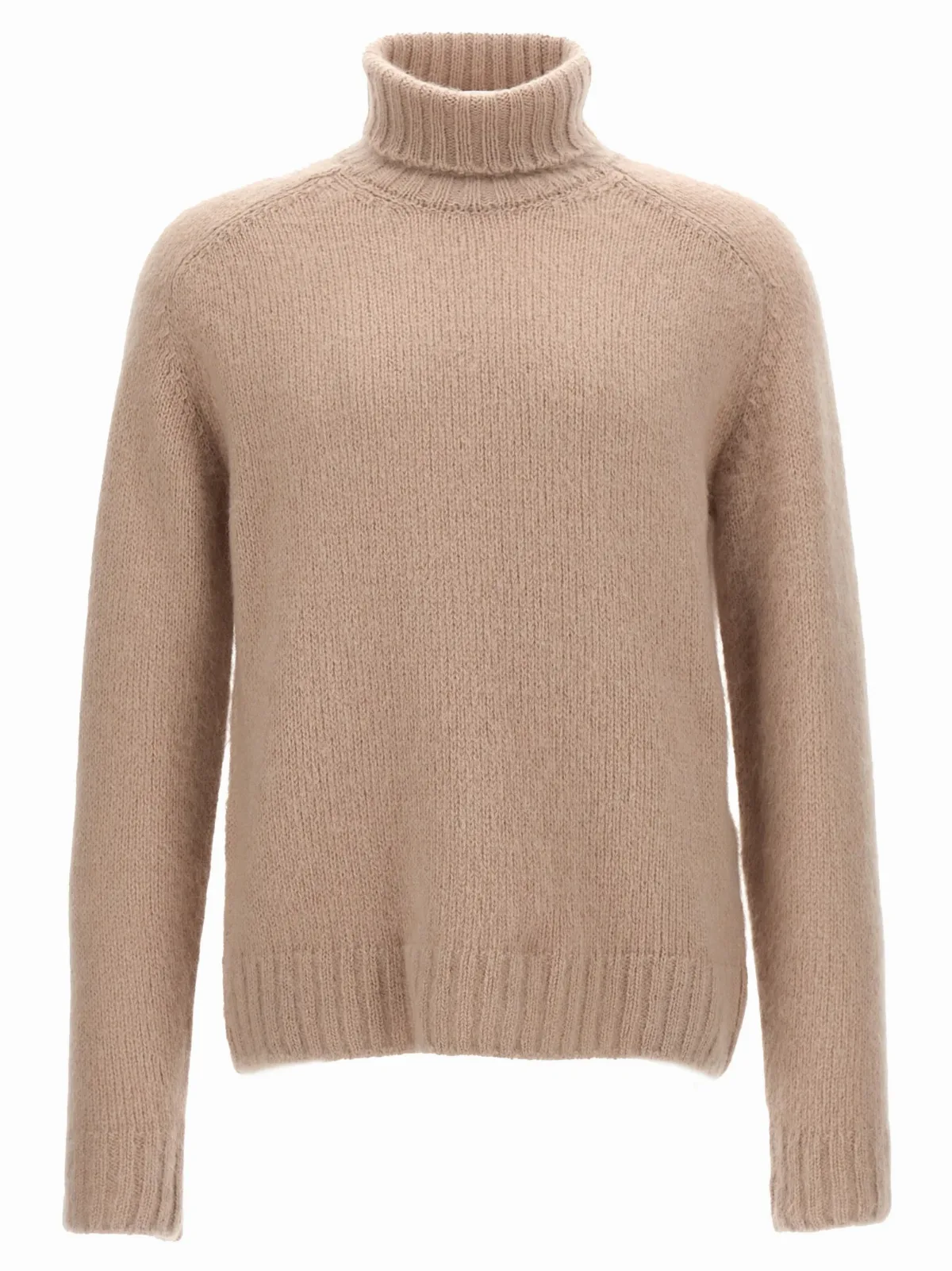 Wool-Mohair Turtleneck Sweater