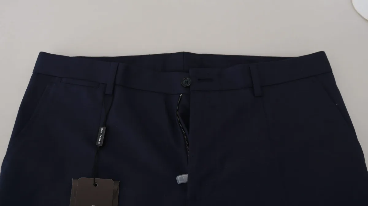 Linen-Cotton Blend Trousers by Dolce & Gabbana