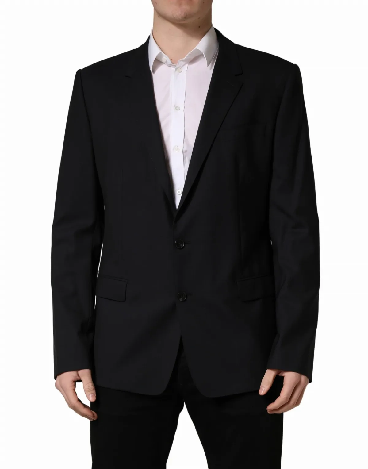 Virgin Wool Single-Breasted Blazer by Dolce & Gabbana