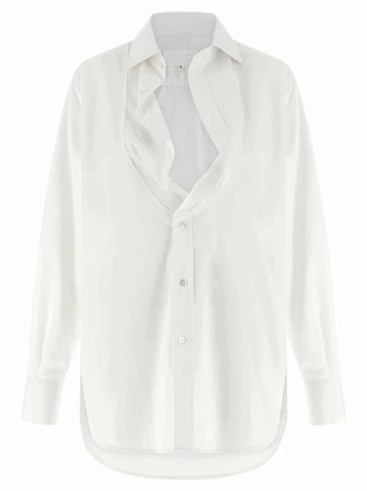 Raw-Cut Cotton Poplin Shirt