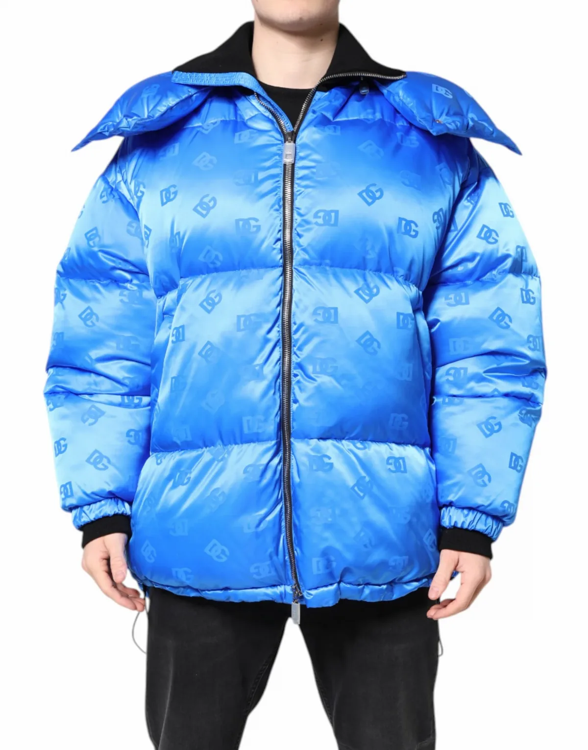 Logo-Monogram Quilted Nylon Down Jacket