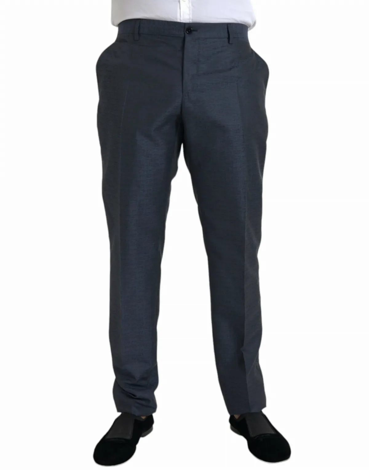 Virgin Wool Blend Trousers