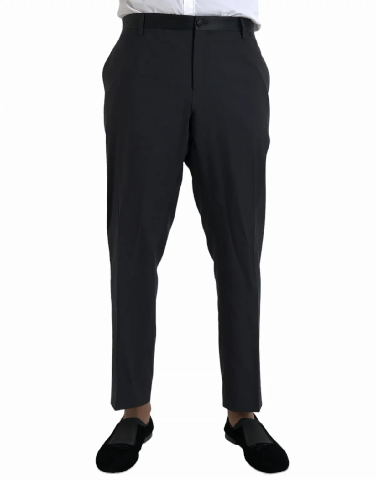 Virgin Wool and Silk Trousers