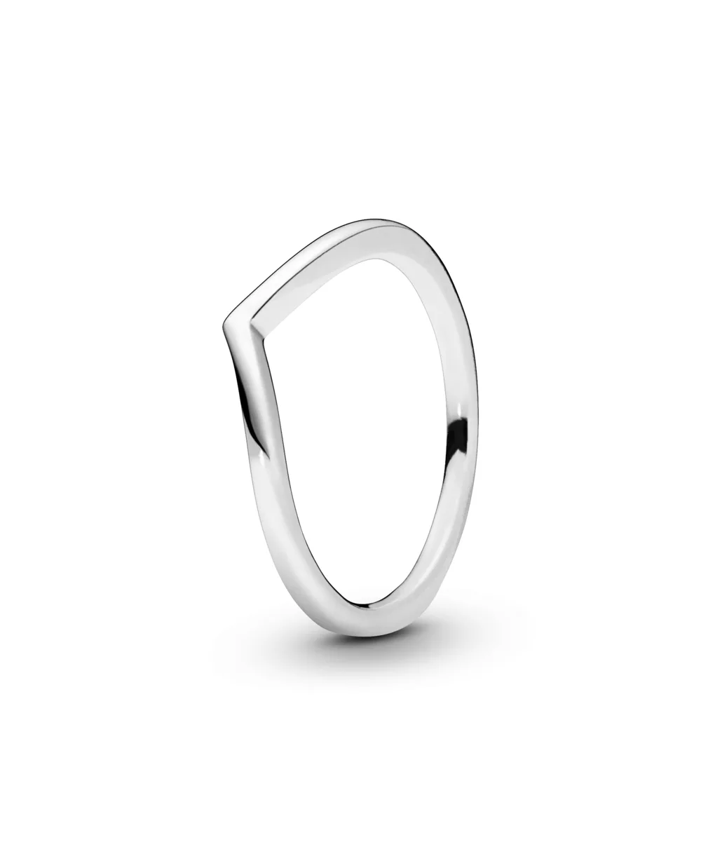 Sterling Timeless Polished Wishbone Ring by Pandora