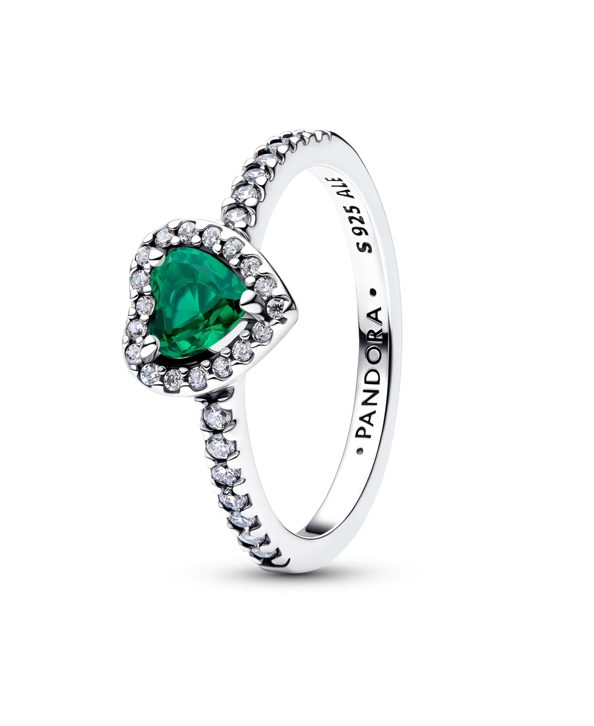 Elevated Princess Blue Heart Ring by Pandora