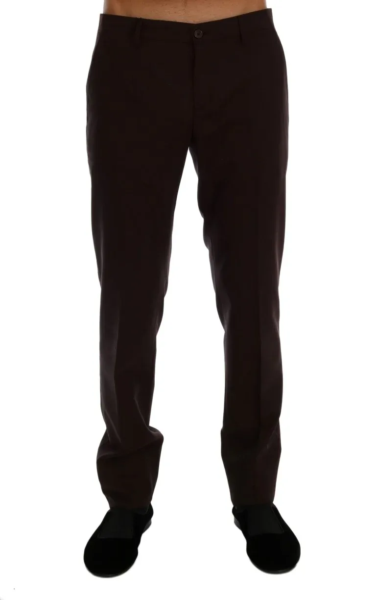 Wool Stretch Formal Trousers
