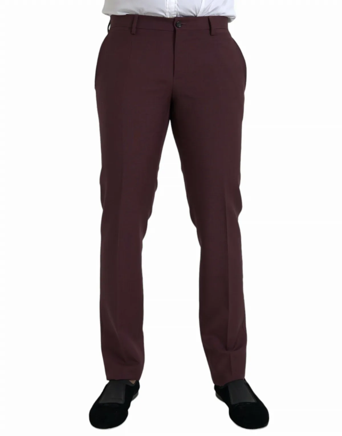 Wool-Mohair Blend Trousers