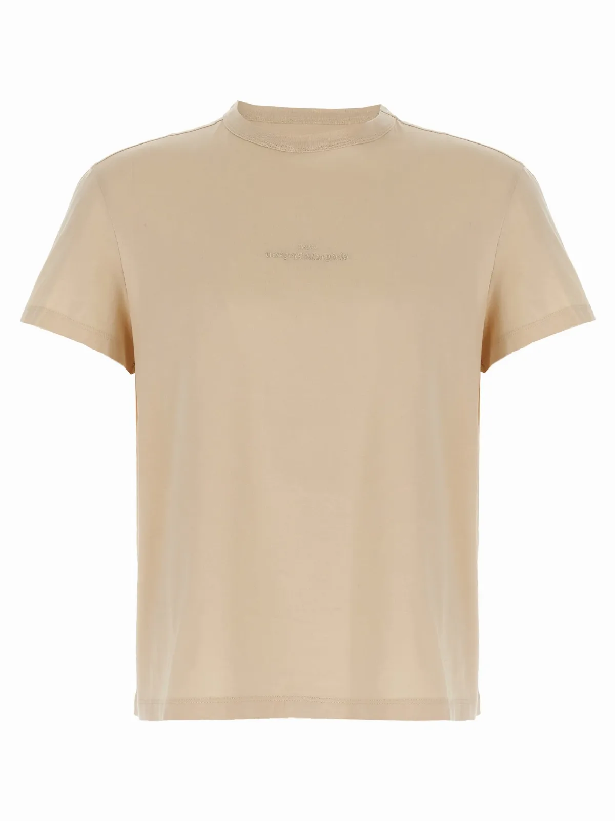 Embroidered Logo Cotton T-Shirt