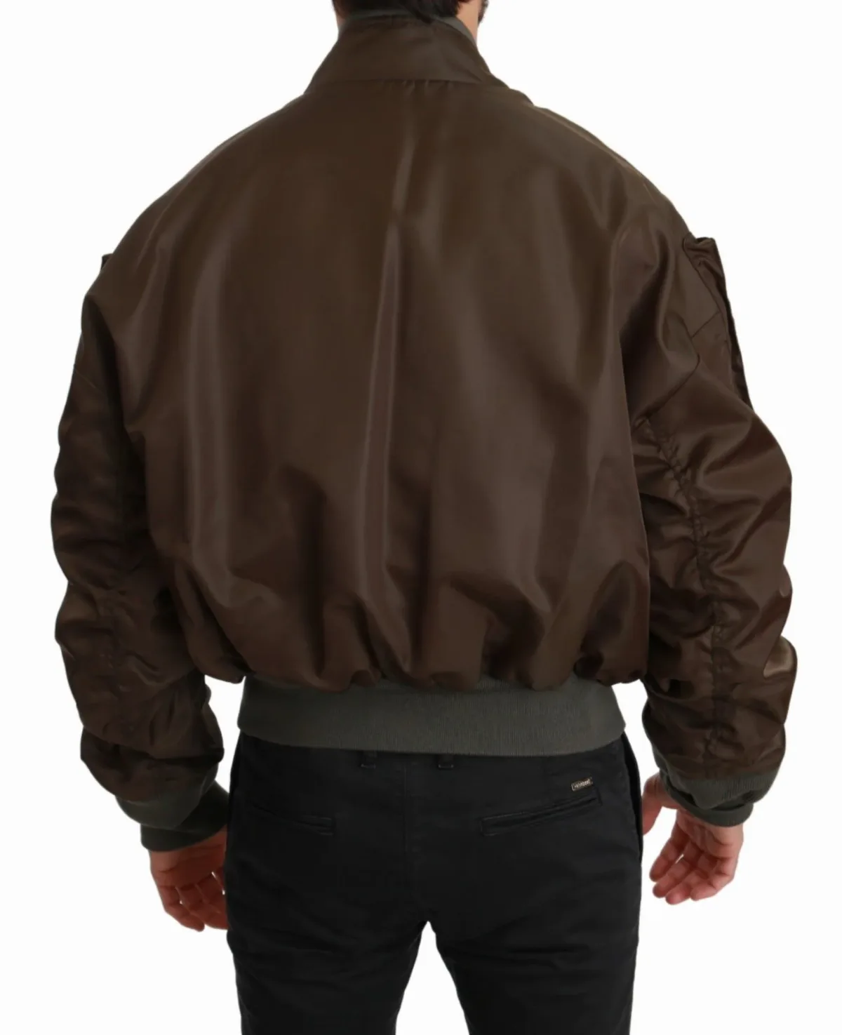 Beaded Skull and Crown Logo Jacket