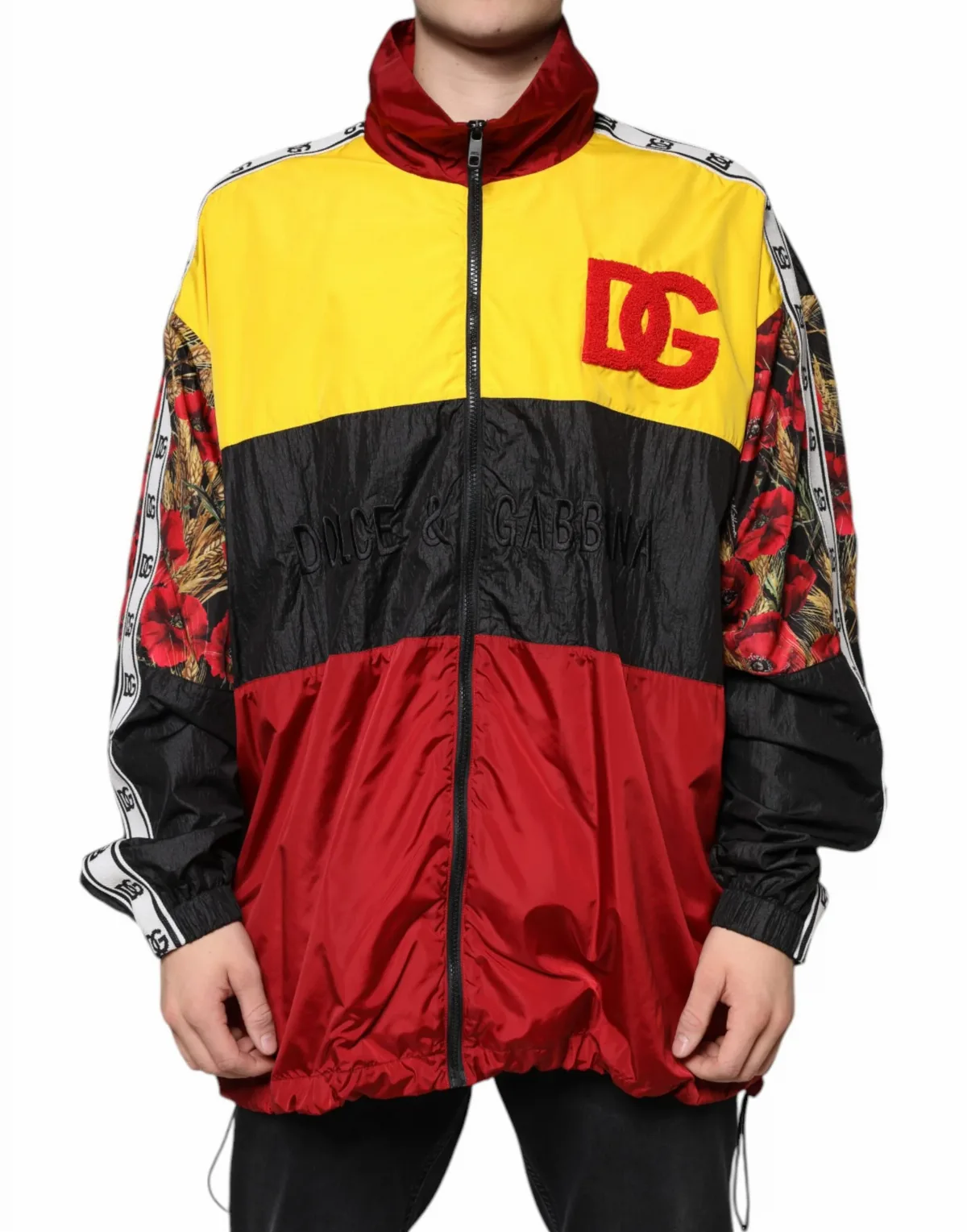 Patchwork Full-Zip Jacket